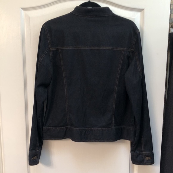 Stretch Denim Bomber Jacket - Picture 8 of 8